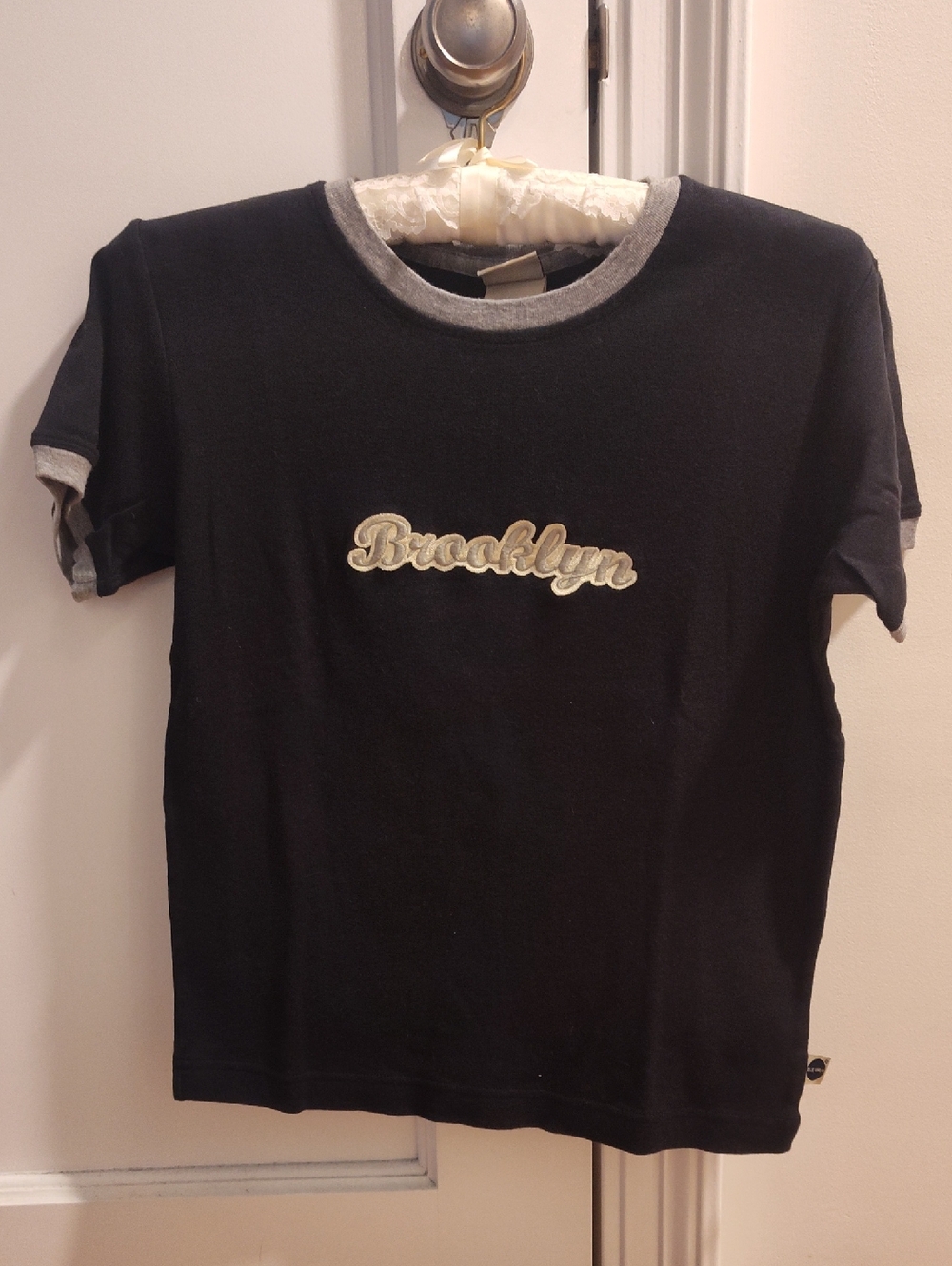Ladies Cropped 'Brooklyn' Short Sleeve Tee